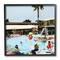Stupell Industries Pool Party Black Framed Wall Art